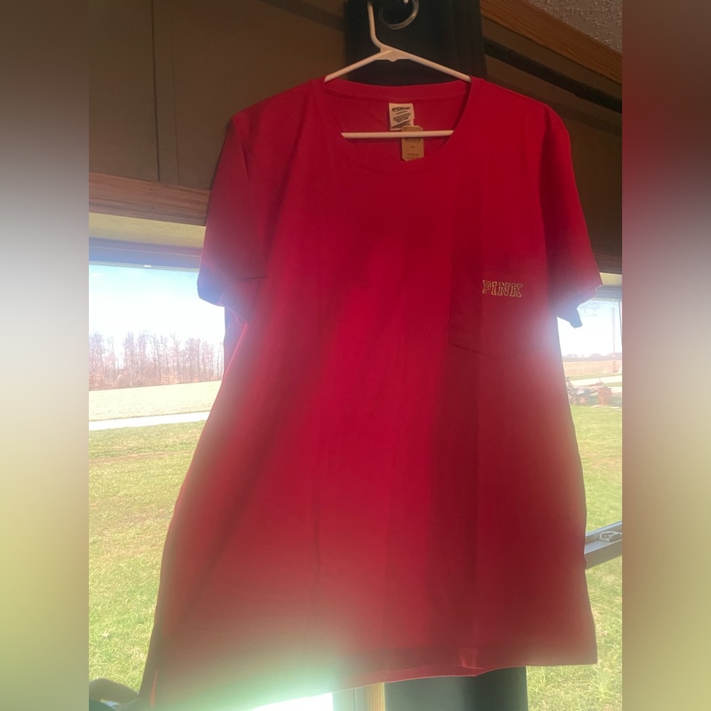 Victoria secret brand new red t shirt